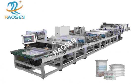 High End Plastic Customised Vacuum Compressed Frosted Zipper Bag Making Machines For Clothing Storage