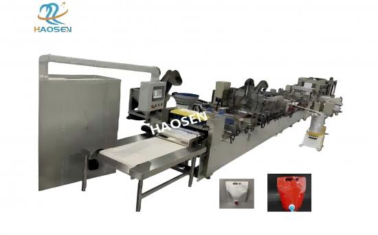 HSZLD-600 Four-side Sealing, Stand Up Pouch with Valve Bag-in-Box(BIB)-making Machine