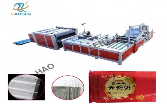 PP Woven Bag Cold & Hot Cutting Sewing Printing Bag Making Machine