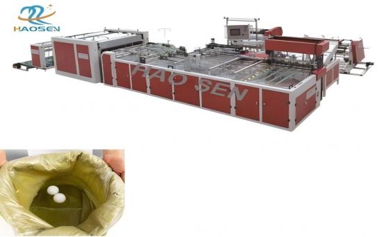 PP Woven Cold &Hot  Cutting Liner PE Bag Inserting Sewing Printing Machine