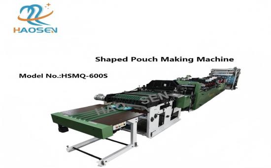 shaped pouch making machine