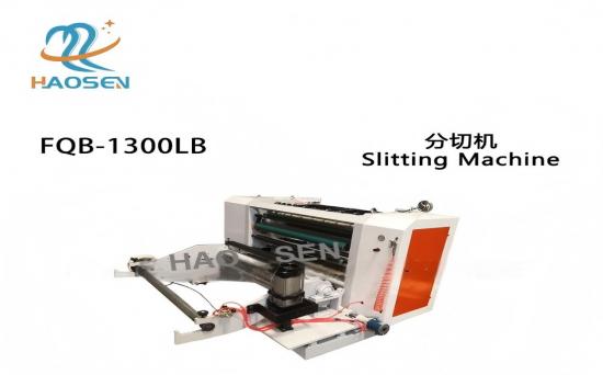 Slitting and rewinding machine