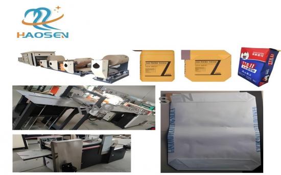 Economic Type Valve Kraft Paper Cement Bag Making Machine